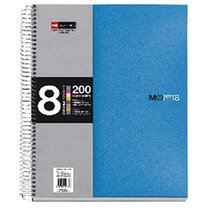 Miquelrius A5 8x25lapos vonalas kék spirálfüzet Miquelrius A5 8x25lapos vonalas kék spirálfüzet