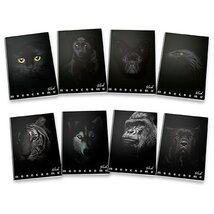 Pigna Monocromo Black A4 38lapos vonalas füzet