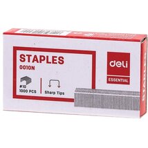 Deli No.10 hegyes 1000db tűzőkapocs