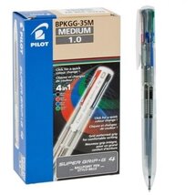 Pilot Super Grip G 4 színű áttetsző golyóstoll