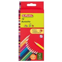 Herlitz Trio lakkozott 12db-os vegyes színű színes ceruza
