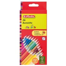 Herlitz Trio lakkozott 24db-os vegyes színű színes ceruza