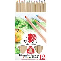 ICO Süni Jumbo háromszög alakú natúr 12db-os vegyes színű színes ceruza ICO Süni Jumbo háromszög alakú natúr 12db-os vegyes színű színes ceruza