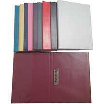 Plastweld PVC A4 sárga kemény hátlapos gyorsfűző