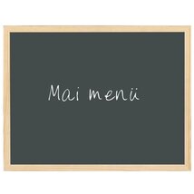 Bi-Office 40x60cm fakeretes fekete krétatábla