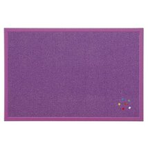 Bi-Office 40x60cm fakeretes lila parafatábla
