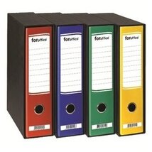 Fornax Foroffice színes fekete tokos iratrendező