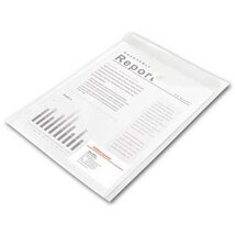 Office Depot A4 álló 5db/cs áttetsző fehér irattasak