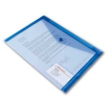 Office Depot A4 fekvő 5db/cs áttetsző kék irattasak