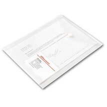 Office Depot A5 álló 5db/cs áttetsző fehér irattasak