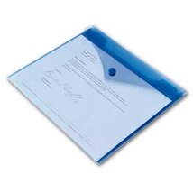 Office Depot A5 fekvő 5db/cs áttetsző kék irattasak