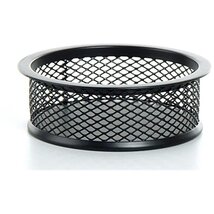 Fémhálós fekete gemkapocstartó