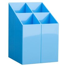 ICO Design szögletes világoskék írószertartó