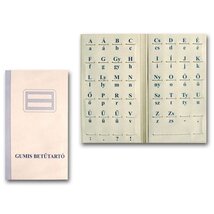 PVC vegyes betűtartó