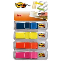 Post-it 683-4ABX 12×43mm 4×35db színes jelölőcímke Post-it 683-4ABX 12×43mm 4×35db színes jelölőcímke