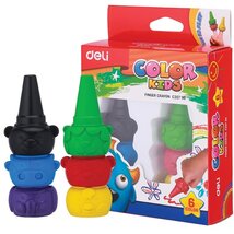 Deli Color Kids 6db-os vegyes színű zsírkréta készlet
