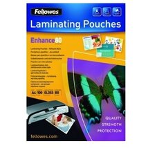 Fellowes A5 80 mikron fényes lamináló fólia