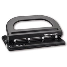 Office Depot 30 négylyukú fekete lyukasztó