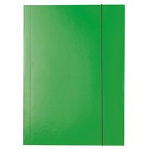 Esselte Economy A4 zöld gumis karton mappa