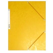 Exacompta A4 prespán banánsárga gumis mappa