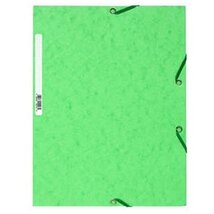 Exacompta A4 világoszöld prespán gumis mappa