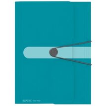 Herlitz Color Blocking A4 PP carib.turquoise gumis mappa Herlitz Color Blocking A4 PP carib.turquoise gumis mappa