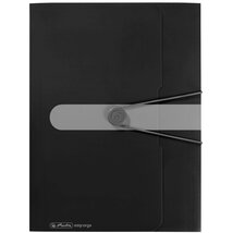 Herlitz Easy Orga A4 PP fekete gumis mappa Herlitz Easy Orga A4 PP fekete gumis mappa