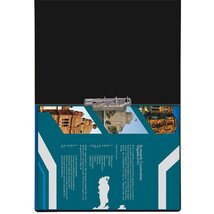 Plastweld PVC A3 fekete villámzáras mappa