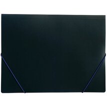 PP A4 fekete gumis mappa