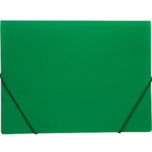 PP A4 zöld gumis mappa