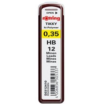 Rotring 0,35mm HB 12db-os nyomósirón betét
