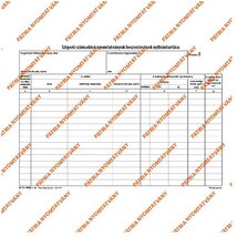 B.15-46 A4 25lapos fekvő "Szigorú számadású nyomtatványok beszerzése" nyomtatvány B.15-46 A4 25lapos fekvő "Szigorú számadású nyomtatványok beszerzése" nyomtatvány