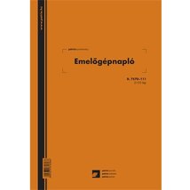 D.7570-111 A4 2+25lapos álló "Emelőgépnapló" nyomtatvány D.7570-111 A4 2+25lapos álló "Emelőgépnapló" nyomtatvány