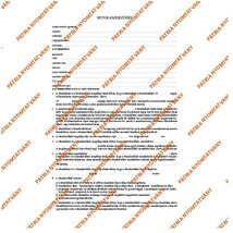 Office Depot B.18-51/2012 A4 3lapos garnitúra álló "Munkaszerződés" nyomtatvány Office Depot B.18-51/2012 A4 3lapos garnitúra álló "Munkaszerződés" nyomtatvány