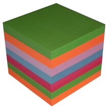 8,5x8,5x7cm színes tépőtömb