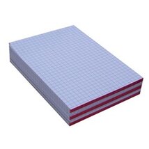 A6 ragasztott kockás fehér jegyzettömb A6 ragasztott kockás fehér jegyzettömb