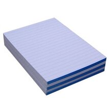 A6 ragasztott vonalas fehér jegyzettömb A6 ragasztott vonalas fehér jegyzettömb