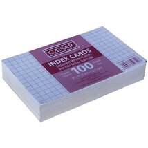 Caesar kockás 100db/csomag indexkártya