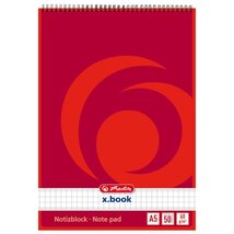 Herlitz A5 50 lap kockás spirálblokk