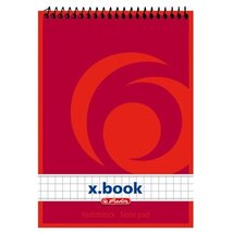 Herlitz A6 50 lapos kockás spirálblokk