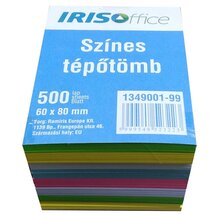 IRISOffice 6x8x5cm több színű tépőtömb