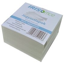 IRISOffice 8,5x8,5x5cm ragasztás nélküli kockatömb