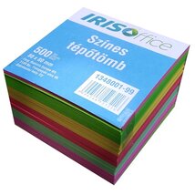 IRISOffice 80x80x50mm színes kockatömb IRISOffice 80x80x50mm színes kockatömb