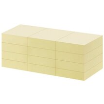 Office Depot 38x50mm öntapadós 12db sárga jegyzettömb