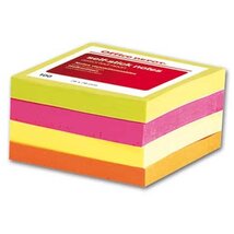 Office Depot 76x76mm öntapadós 12db neon jegyzettömb