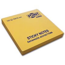 Point 76x76mm 100lapos sárga öntapadós jegyzettömb Point 76x76mm 100lapos sárga öntapadós jegyzettömb