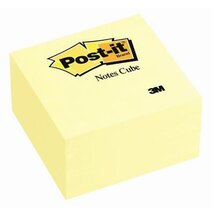 Post-it 76x76mm 450 lapos öntapadós sárga kockatömb Post-it 76x76mm 450 lapos öntapadós sárga kockatömb