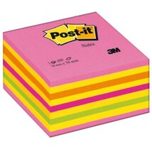 Post-it lolipop 76x76 mm 450lap öntapadós kockatömb Post-it lolipop 76x76 mm 450lap öntapadós kockatömb