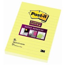 Post-it Super Sticky 102x152mm vonalas 75 lapos nárciszsárga jegyzettömb Post-it Super Sticky 102x152mm vonalas 75 lapos nárciszsárga jegyzettömb
