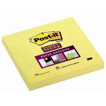 Post-it Super Sticky 654-S 76x76mm sárga jegyzettömb Post-it Super Sticky 654-S 76x76mm sárga jegyzettömb